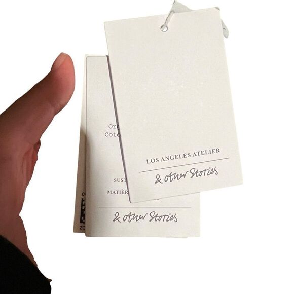 NWT! & other stories black fleece dress - Picture 5 of 10